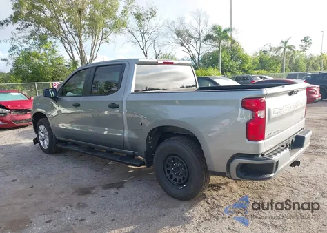 2025 Chevrolet Silverado 1500 2Wd Short Bed Custom из США, поврежденный, VIN 1GCPABEK5SZ190698